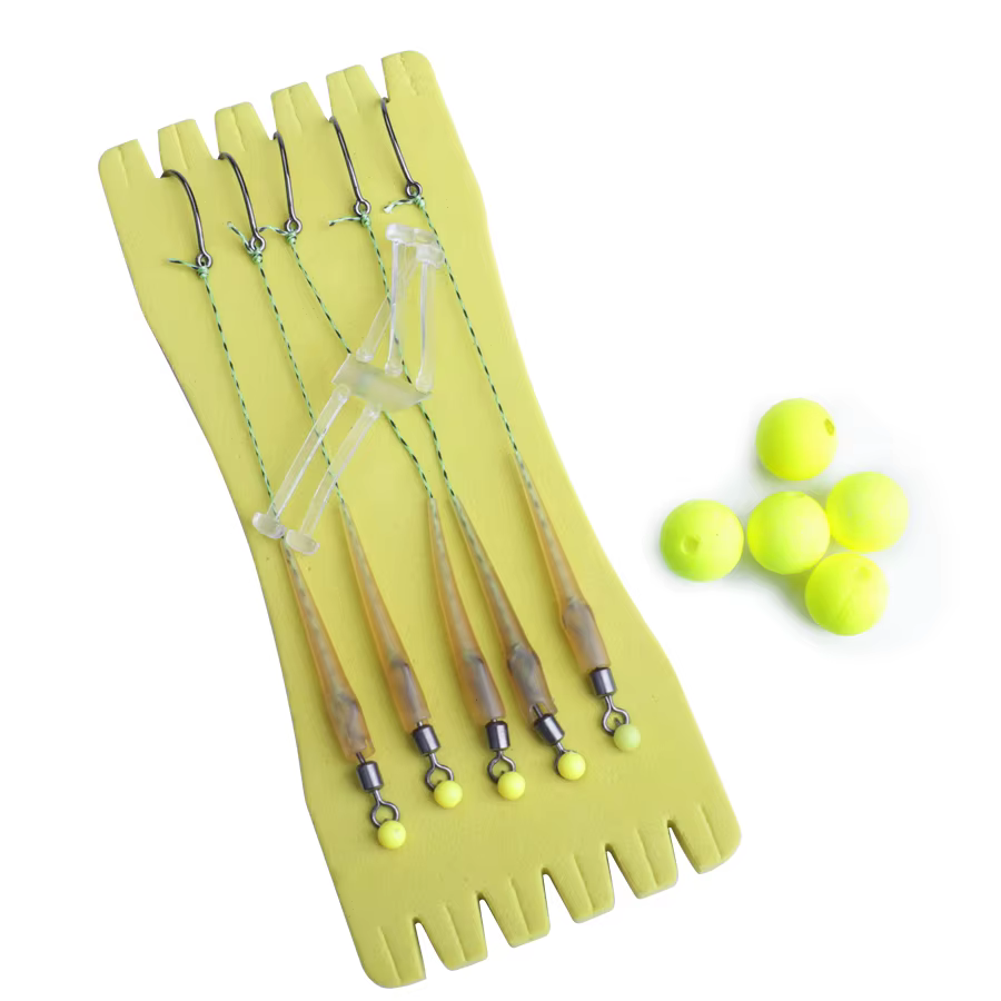NGB Anzuelos de carpa con hair rig y líder 11,5 cm – tamaños 2-8 - imagen 3
