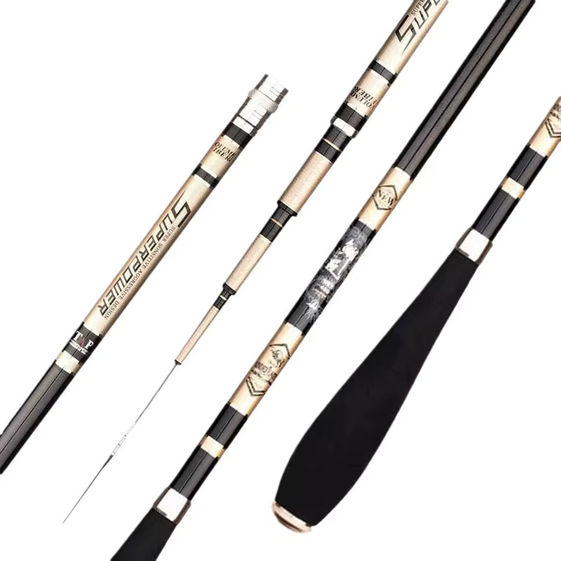 ZZ365 Hi-Carbon Caña Herabuna ligera Carbono con Punta de Repuesto