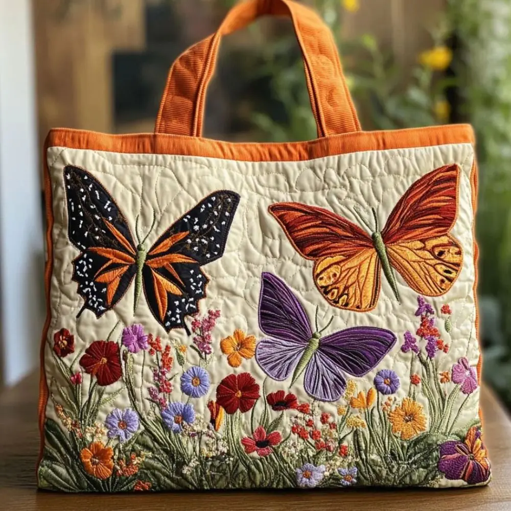 Bolsa tote de lona estampada 2D de gran capacidad, ligera - imagen 2
