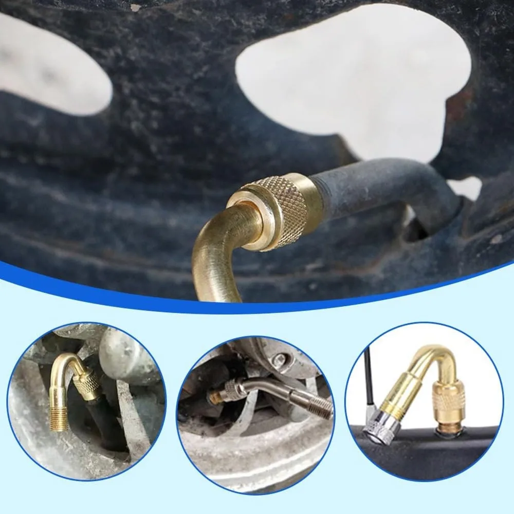 Extensor de neumático doblado en ángulo