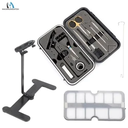 Kit atado de moscas Maximumcatch Travel CNC compacto con soporte