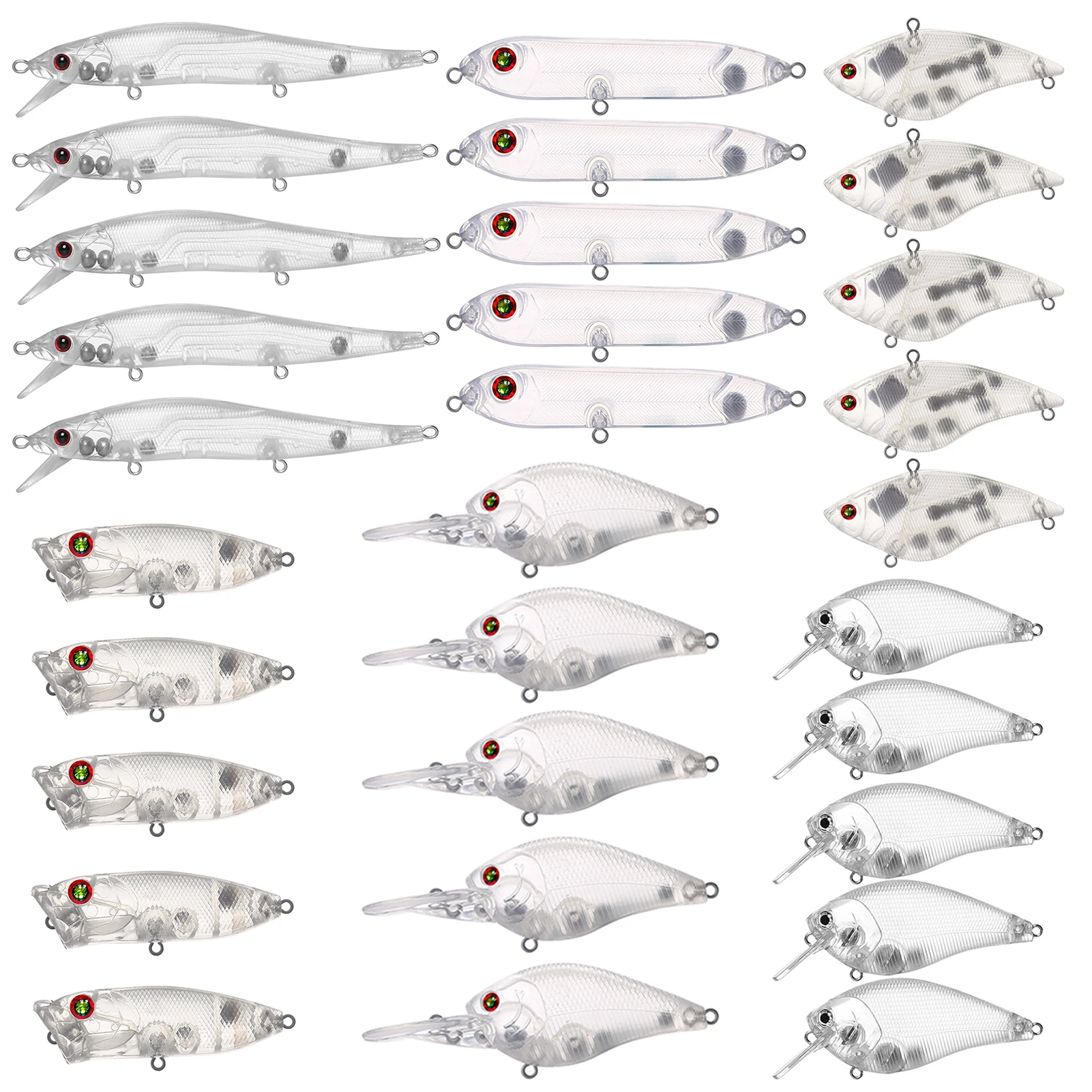 Free Fisher set de señuelos crankbaits y VIB para pesca