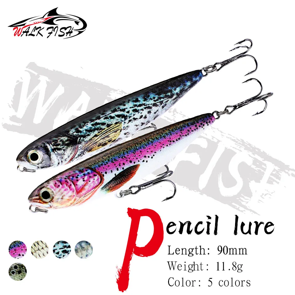 WALK FISH Señuelo Topwater Lápiz para Lucio y Lubina - imagen 2