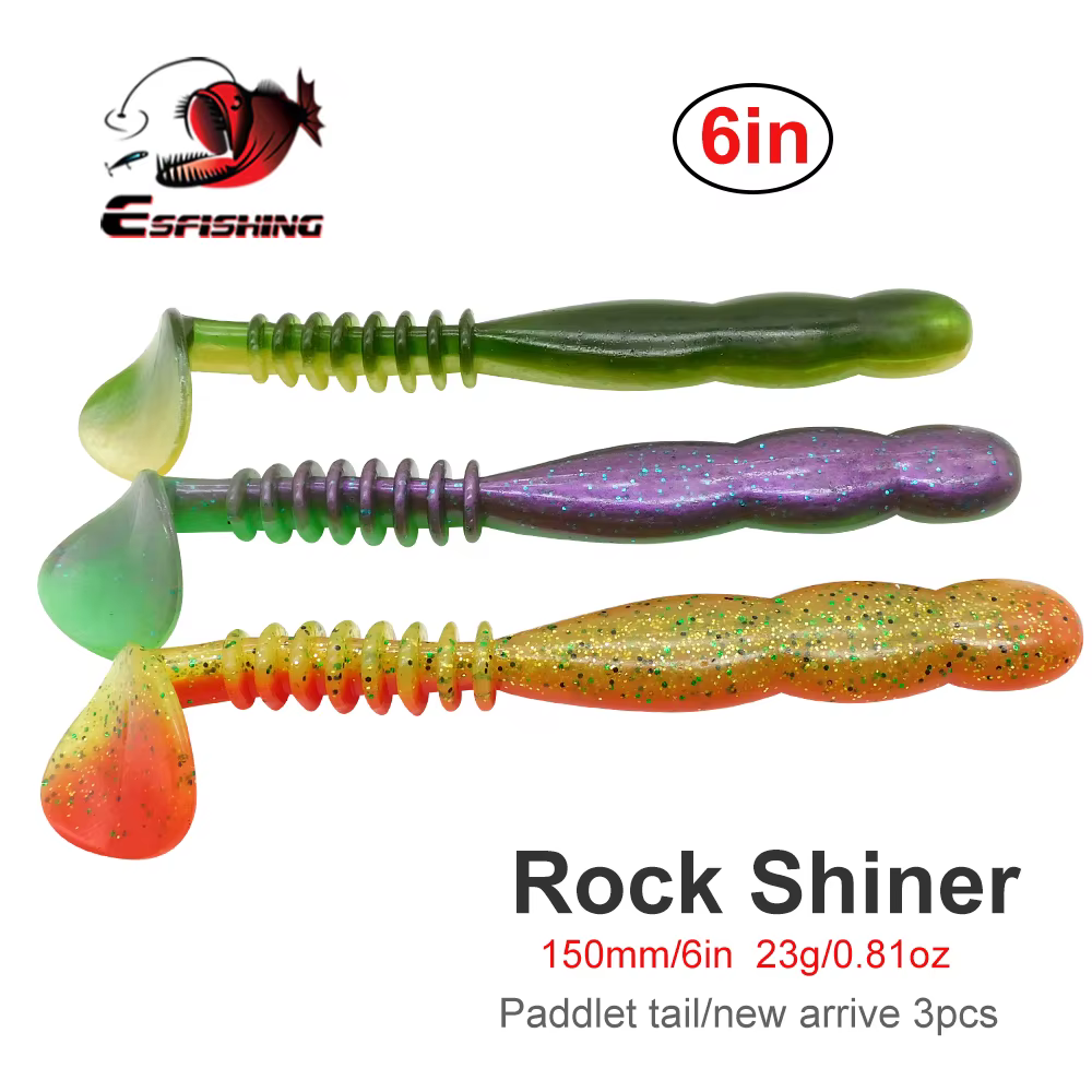 Señuelo ESFISHING Rock Glitter 150mm 23g para carpa