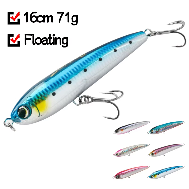 Señuelo Lápiz Flotante NOEBY 160 mm – Pesca de superficie salada - imagen 4