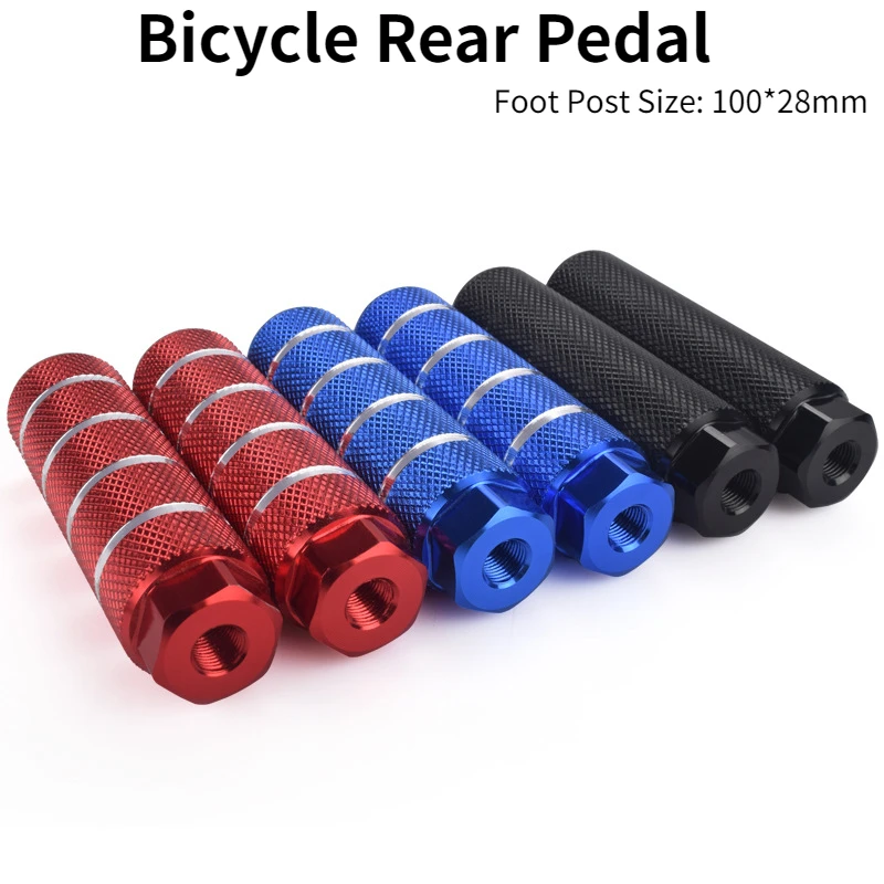 Pedales traseros Bazooka alargados para bicicleta aleación aluminio - imagen 2