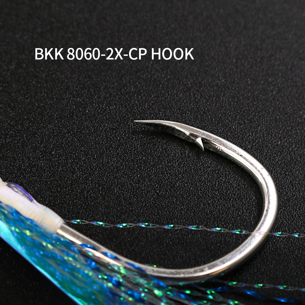 Jigging Pro Anzuelos de asistencia simples para jig agua salada - imagen 5