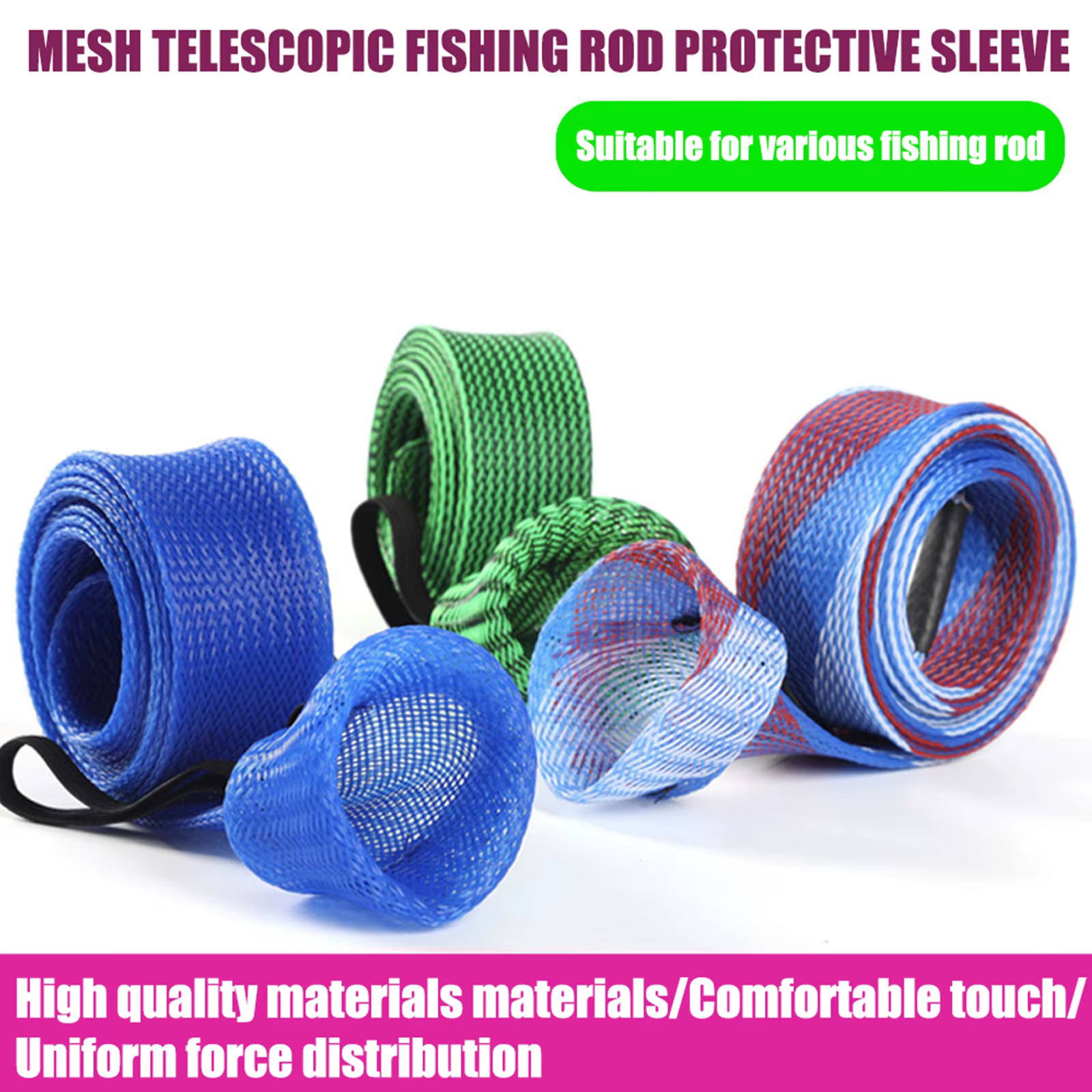 OUYALINE Funda Protectora Caña Pescar – Anti Rozaduras Resistente - imagen 5