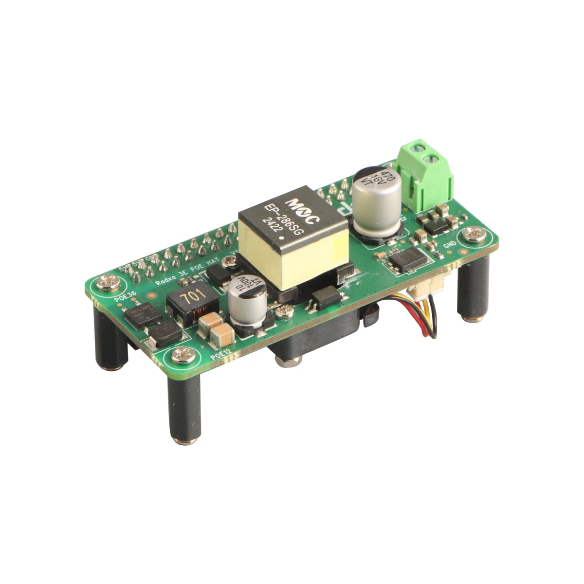 Radxa ZERO 3E PoE HAT – Módulo con alimentación Power over Ethernet - imagen 3
