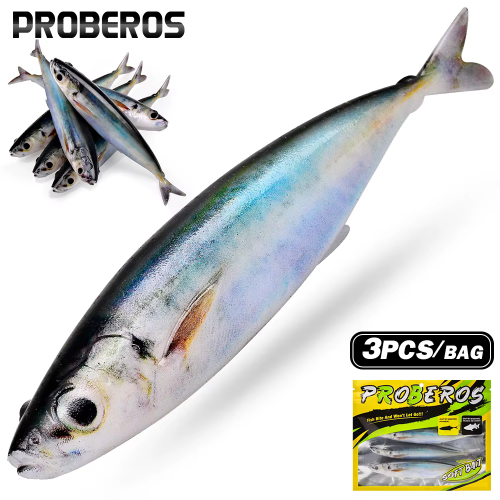 PROBEROS Señuelos macarela realistas – Atún, salmón y - imagen 5
