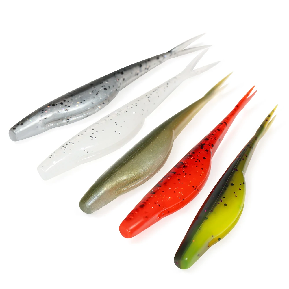 Señuelo flotante Spinpoler Soft Jerkbait cola dividida para lubina - imagen 5