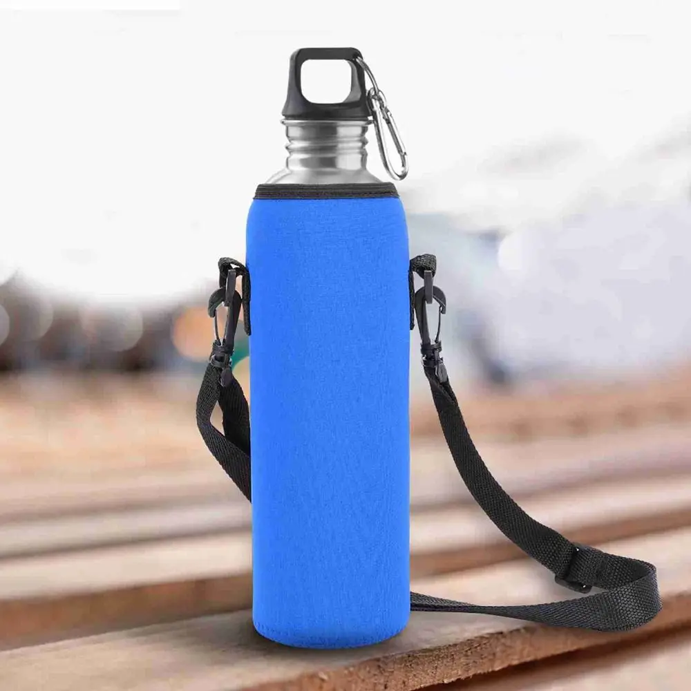 Detalle del neopreno y la sujeción de la botella
