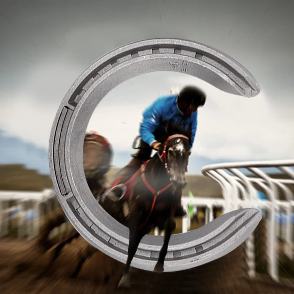 Herraduras de aleación de aluminio antideslizantes para caballo - imagen 5