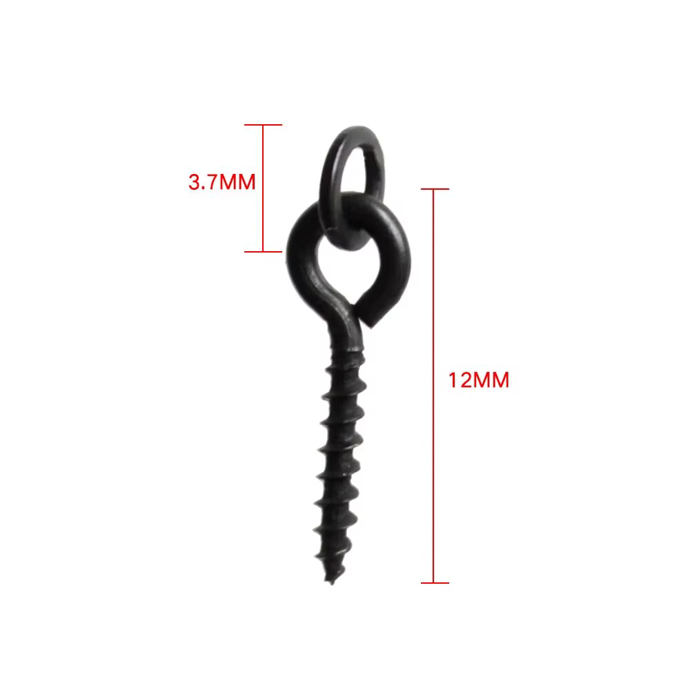 Tornillo Boilie Helix con Anillo Sólido Hirisi AS001 – Chod Rig - imagen 2