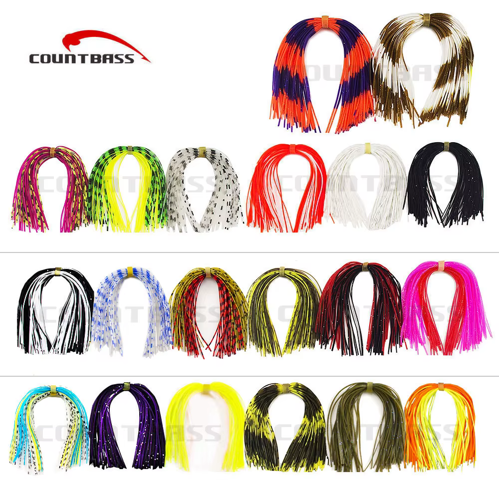 Faldas de silicona COUNTBASS para spinnerbait y buzzbait - imagen 4