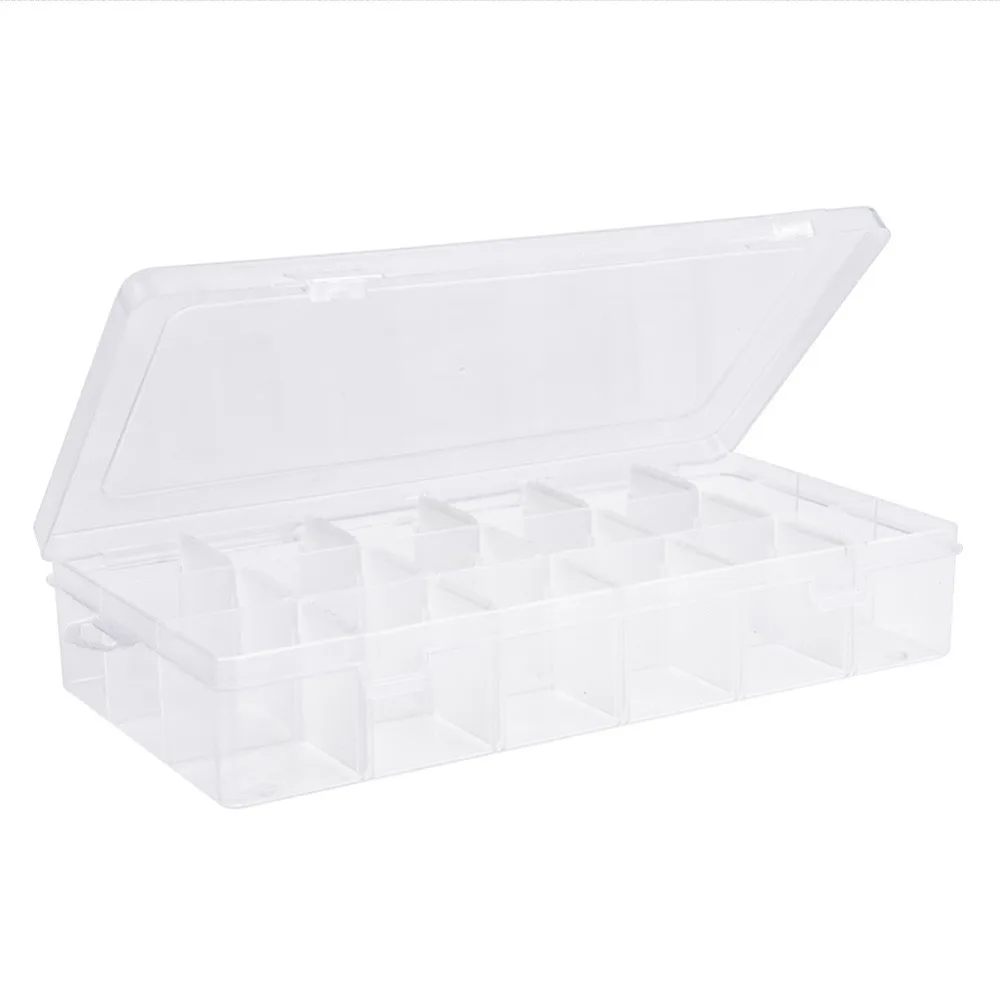 Caja de señuelos transparente PP duradera con divisores ajustables - imagen 4