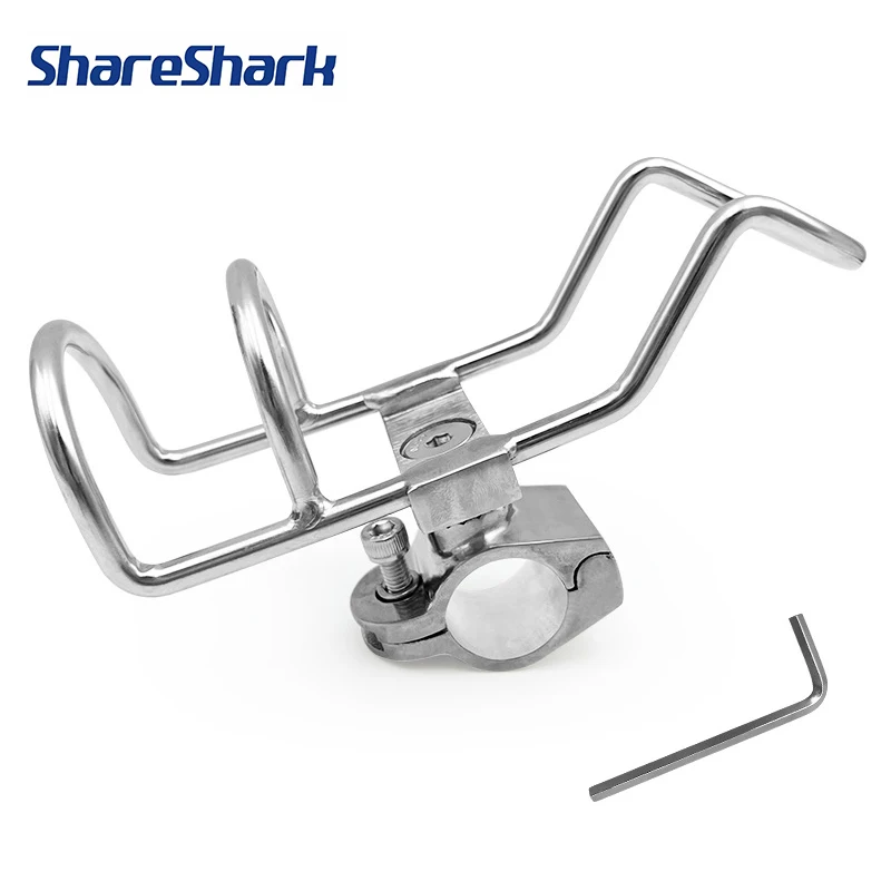 Soportes para cañas ShareShark con abrazaderas inox 316 marinas - imagen 3