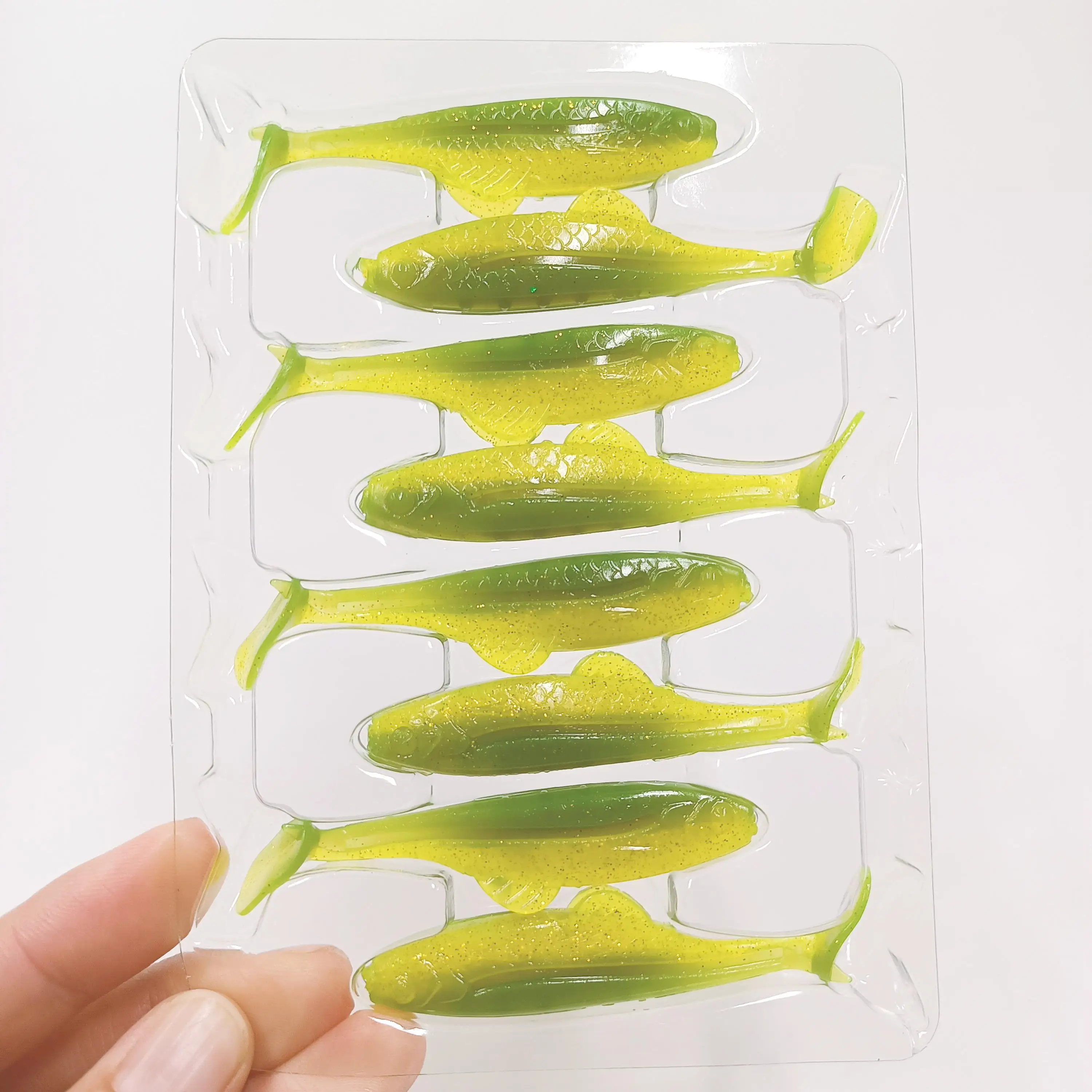 DUODUOYU Swimbait flotante TPE para lubina y perca – cola T