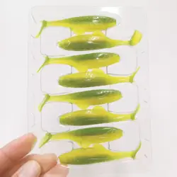 DUODUOYU Swimbait flotante TPE para lubina y perca – cola T