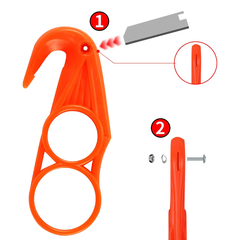 Cuchillo de pesca para anguila y locha – Hoja afilada al eviscerar - imagen 4