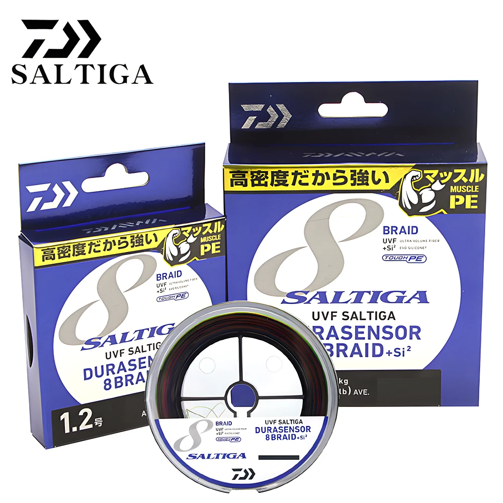 Línea trenzada Daiwa Saltiga Durasensor UVF – PE de Japón - imagen 2