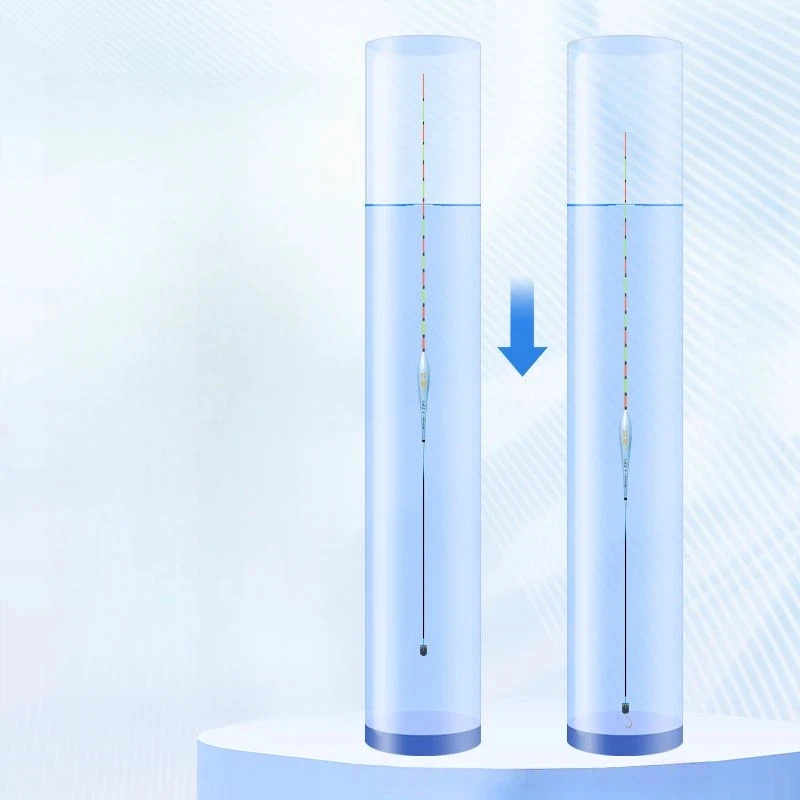 Flotador Crucian sensibilidad con luz de resorte – punta transparente - imagen 2