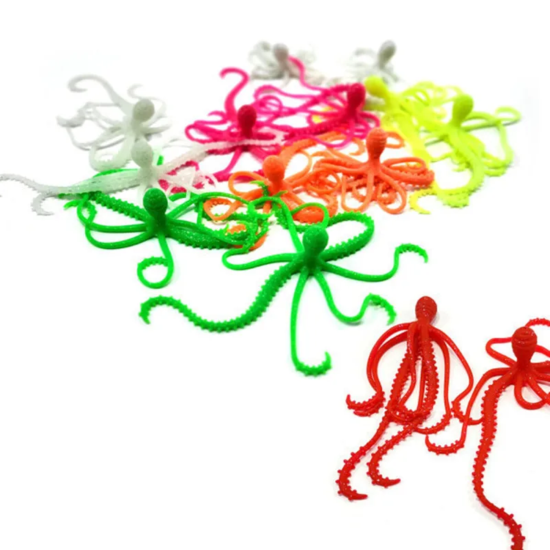 Señuelo suave con falda TPR para jigging – Gancho assist rosa rojo blanco - imagen 2