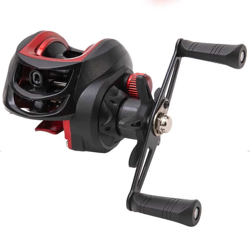 Carrete Baitcasting con Doble Freno y Bobina Metálica 7.2:1 - imagen 4