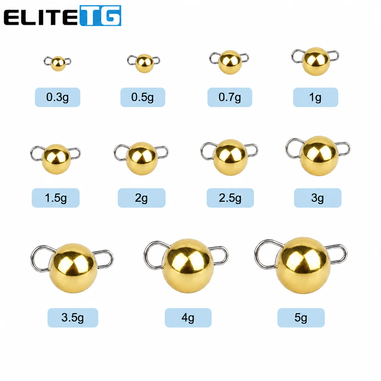 Plomos Cheburashka de tungsteno Elite TG para señuelos - imagen 5