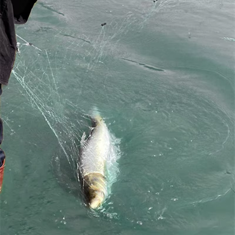 Red de pesca de tres capas reforzada para peces grandes - imagen 3