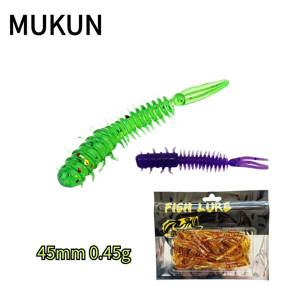 MUKUN Señuelo Lubina Jig Wobbler Suave – Mini Ajing para Spinning