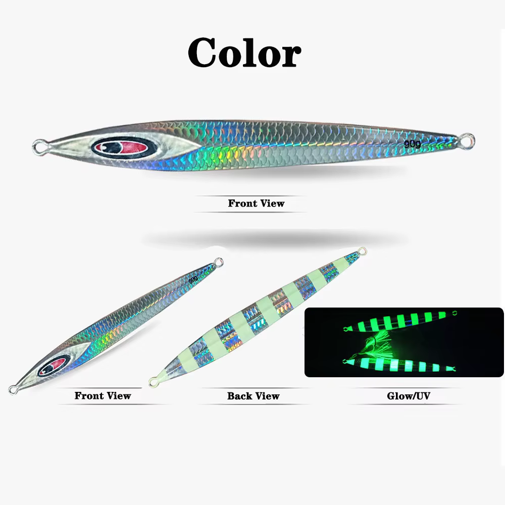 Jig Vertical Señuelo AS Fast Glow para Pesca en Mar - imagen 4