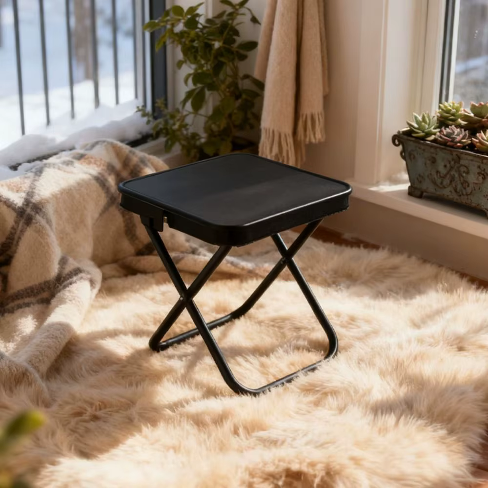 Silla de pesca portátil impermeable, soporta gran peso, con correa - imagen 2