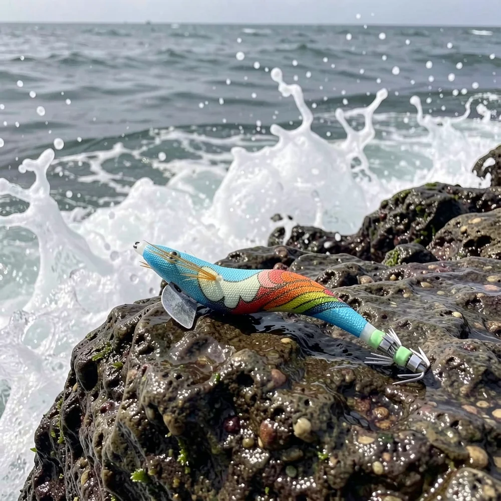 Señuelo Egi para calamares y depredadores marinos, hundible - imagen 3