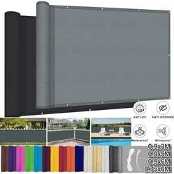 Cubre balcón impermeable Oxford con protección UV y viento reforzado