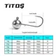 Jig head tungsteno con púas para swimbait: lucio y lubina - imagen 4