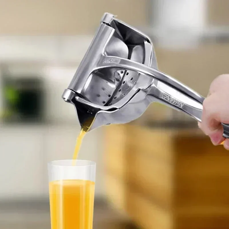 Exprimidor Manual Portátil Aluminio – Zumos Limón, Naranja y Granada - imagen 2