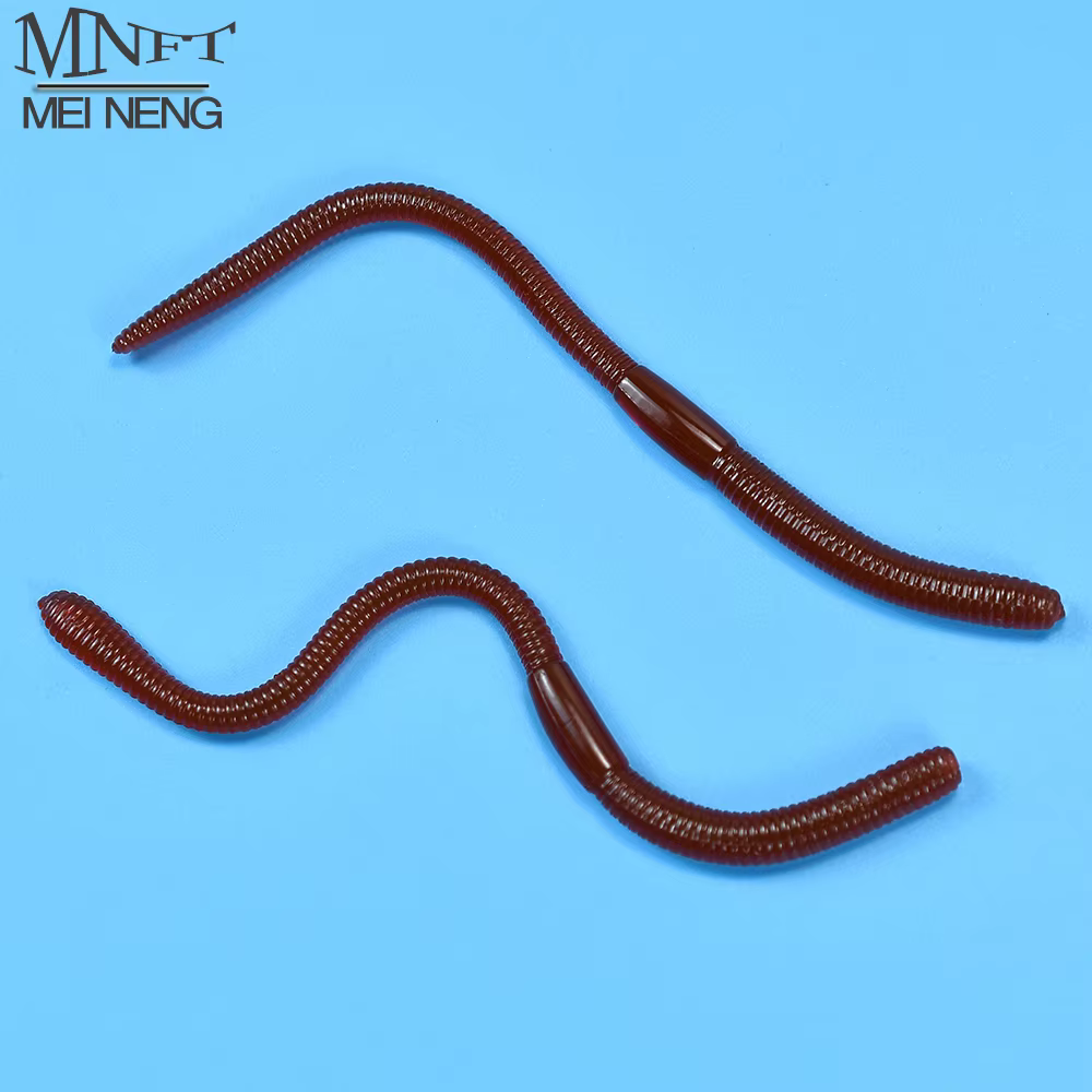 Gusanos de vinilo rojos 180mm – Lombriz artificial para pesca