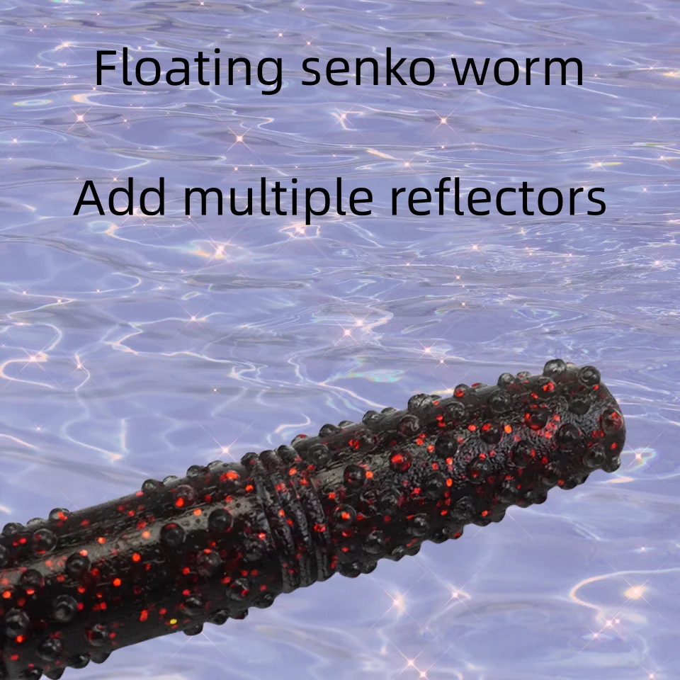 Senko vinilo flotante para perca y trucha - imagen 2