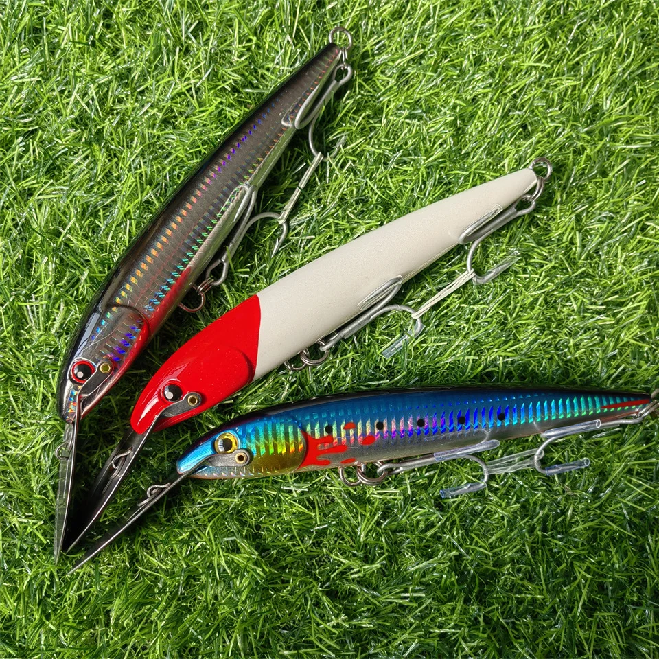 Señuelo Minnow 130-225mm 33-76g para casting y trolling mar - imagen 5