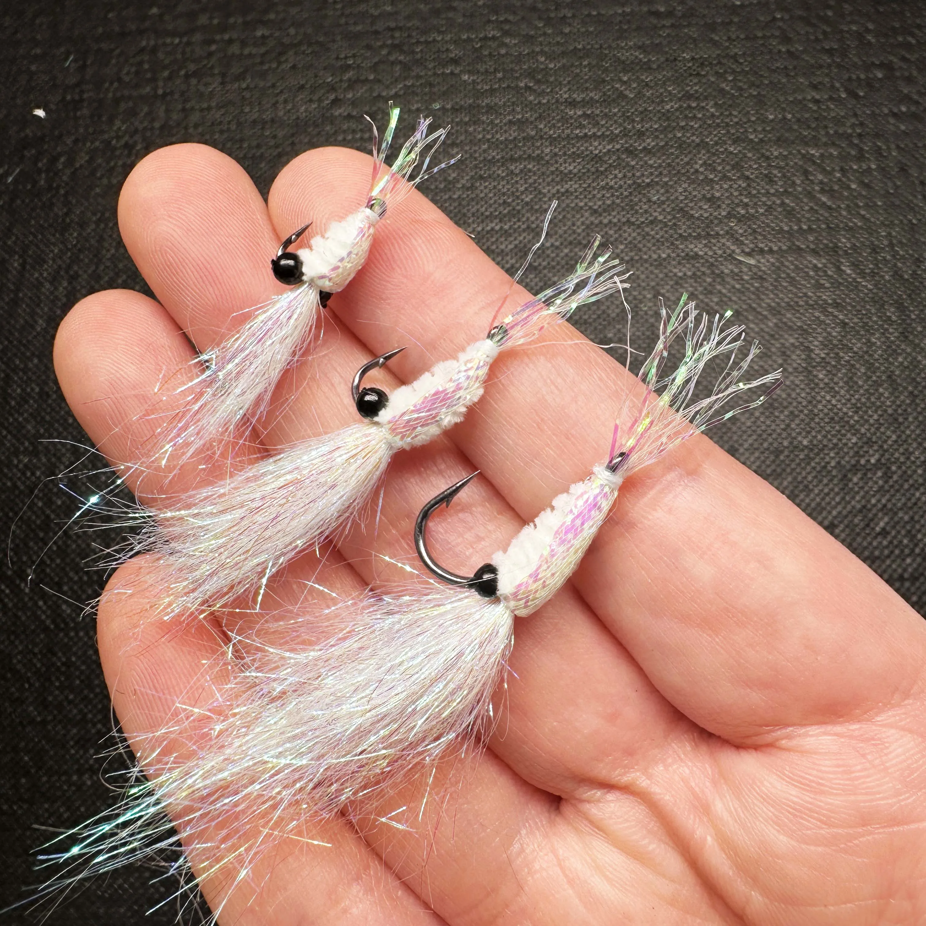 Crystal Flash seda camarón para mosca: pesca para lubina y trucha - imagen 4