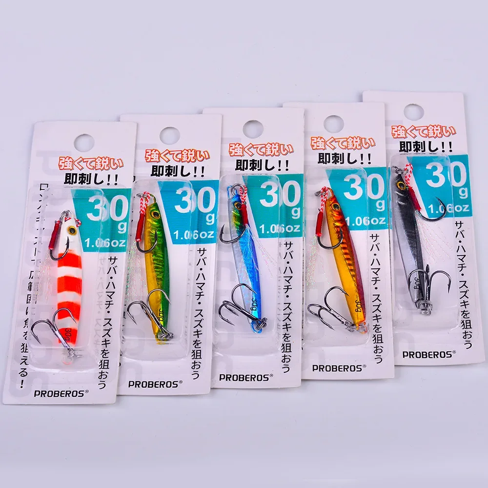 Jig lubina metálico con ojos 3D – Cebo artificial efectivo - imagen 5