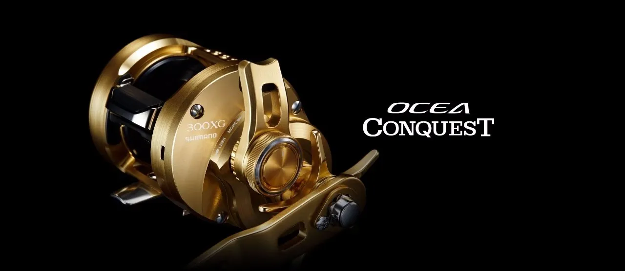 Carrete SHIMANO OCEA CONQUEST vista frontal