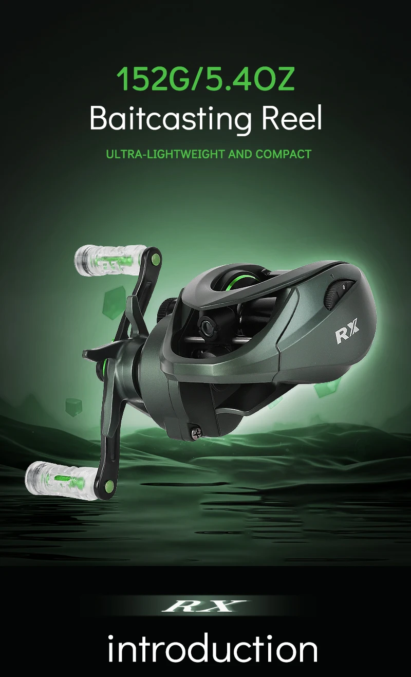 Carrete de Pesca BILLINGS baitcasting compacto