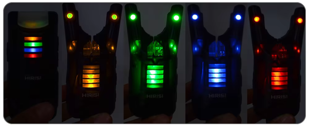 Rueda con iluminación LED para detectar el movimiento