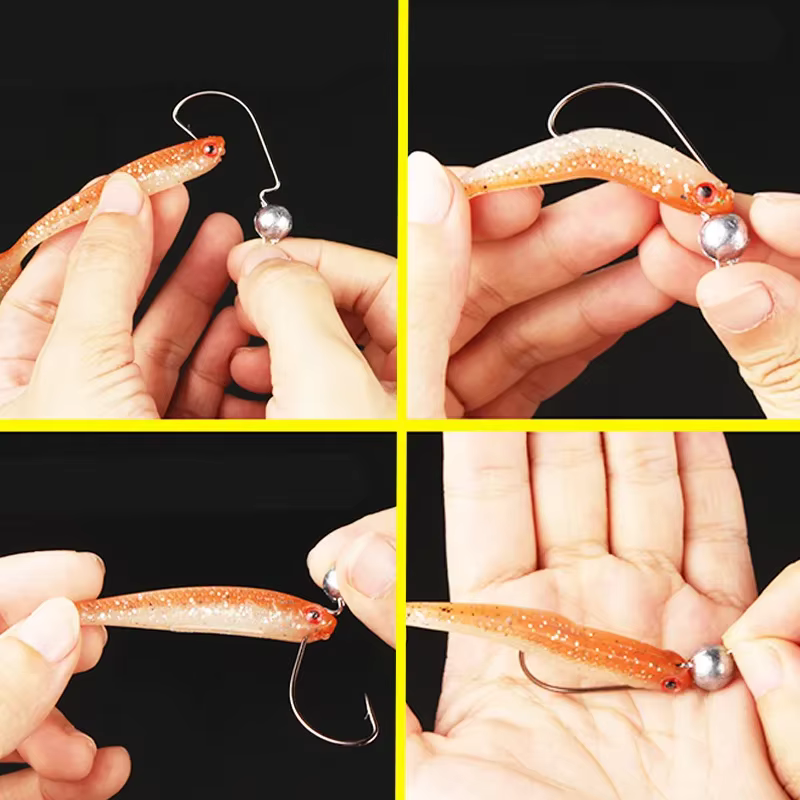 Cabezas de Plomo para Lubina – 3.5g a 10g – Anzuelo con púas para vinilo - imagen 5