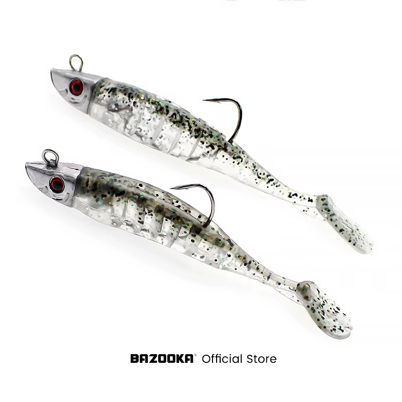 Bazooka Jighead T – Cabeza de plomo silicone para perca y lucio - imagen 5