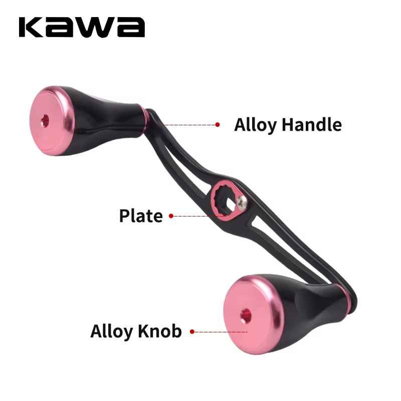 Kawa Carrete de Pesca Metal Mango Aleación 130mm