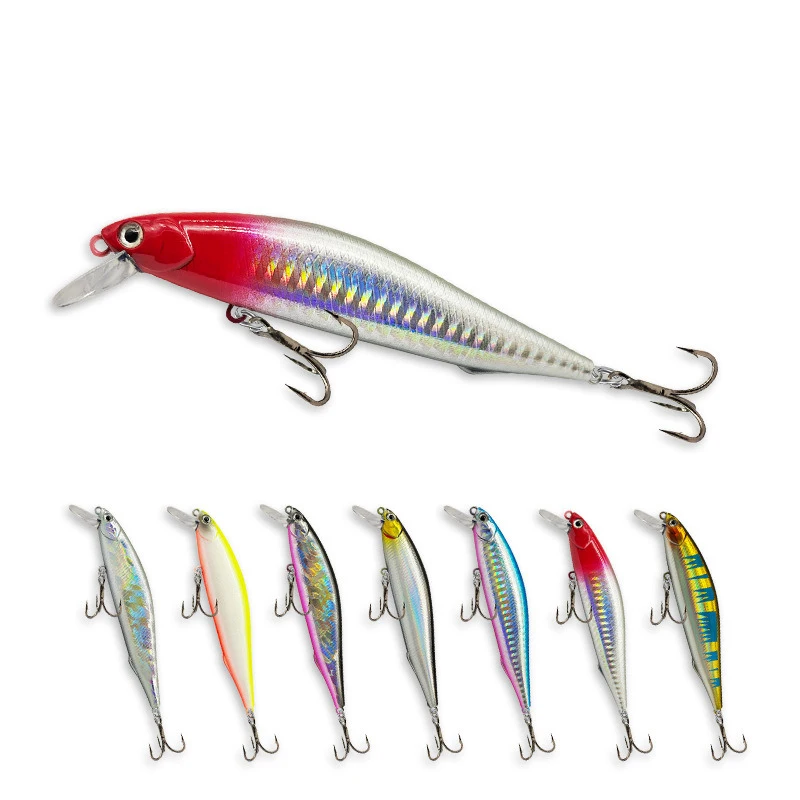 Señuelo Jerkbait hundido Minow en vista lateral