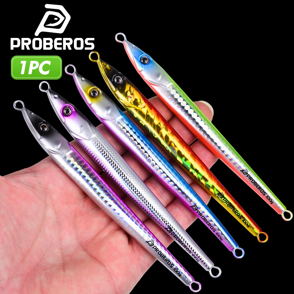 Proberos jigs metal para lanzamiento lejano en agua salada - imagen 3